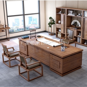 新中式書桌椅組合--8548